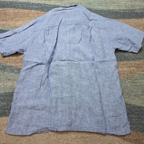 Lot of 3 Tommy Bahama Mens M Silk Linen Camp Hawaiian Shirts Tropical - Picture 14 of 16